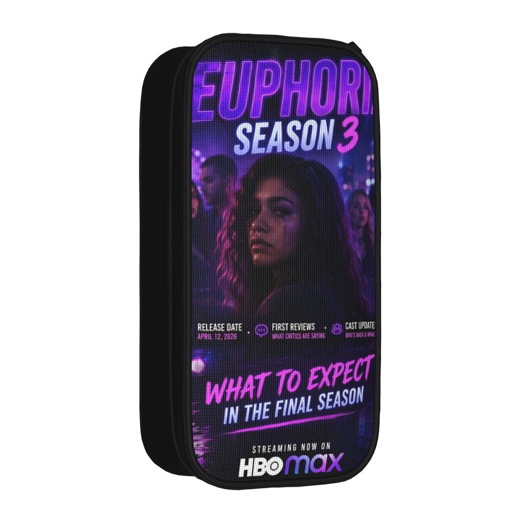 Euphorias Season 3 Accessories Pencil Case Large Capacity Office Supplies Pencil Case Stationery Suprise Gift