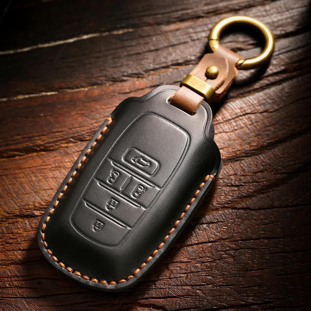 [Toyota] Senagrevia Alphard Vellfire Hiace Granvia Sienna Car Key Cover keychain car key case Cowhide Handmade