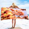 Magnolia Flower Beach Towel Sand Free Microfiber Towels for Beach Quick Dry Pool Towel Blanket Beach Towels for Adults Kids