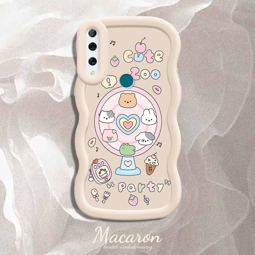 

Окрашенный узор Big Wave Edge Мягкий силиконовый материал Macaron чехол для телефона противоударный защитный резиновый чехол для iPhone Huawei Honor Infinix Tecno Tecno Pova 6 Neo белый