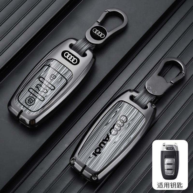 For Audi 8P Leather NEW Car Remote Key Case Cover Shell For Audi A3 8V A4 B8 B9 A5 A6 C7 A7 A8 Q3 Q5 Q7 S4 S6 S7 S8 R8 TT Holder Accessories
