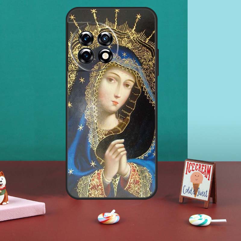 

Holy Mother Virgin Mary Christian Case For OnePlus 11 10T 10R 8T 8 9 10 Pro Cover For OnePlus Nord 3 2T CE 2 Lite N10 N20 N30 OnePlus 11
