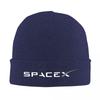 New Spacex White Logo Hat Autumn Winter Skullies Beanies Street Cap Unisex Acrylic Knitted Hat