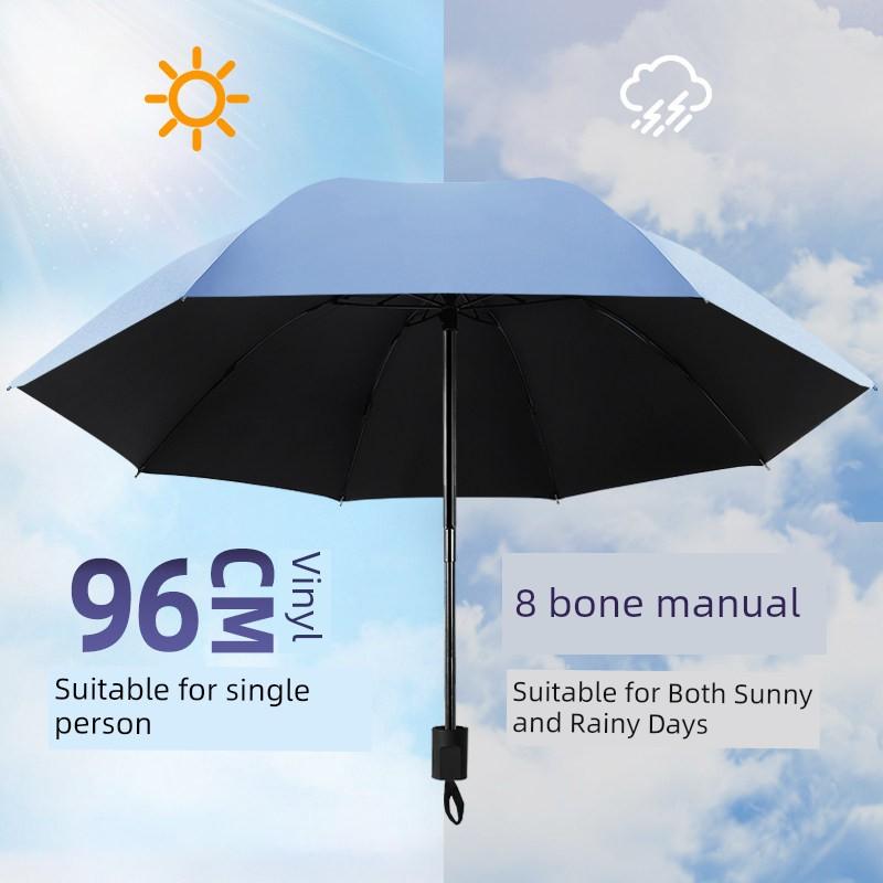 Umbrella, Sun Umbrella, Sun Protection, Uv Protection, Sunshade Umbrella for Women, Dual-Use for Sun and Rain, Manual Folding Umbrella, Large Size
