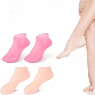 Silikoninės viso pėdos drėkinančios ir nuo skilinėjimo kojinės vyrams ir moterims, apsauga nuo kulnų skilinėjimo, pėdų kaukės uždangalas