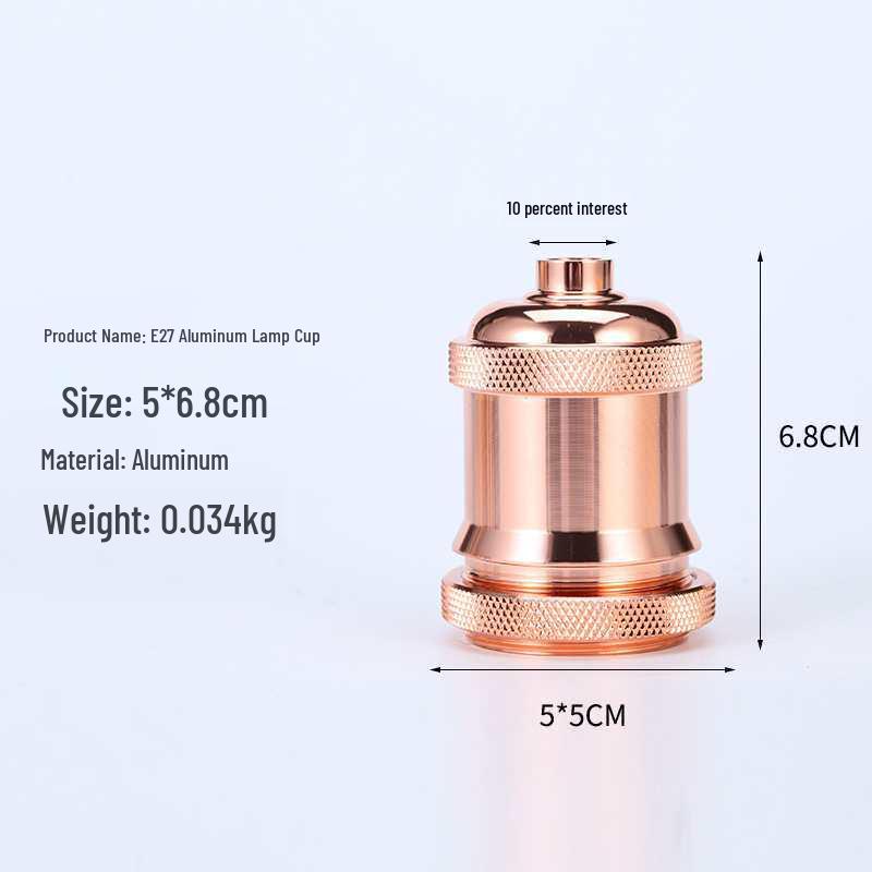 Antique E27 Edison Retro Aluminum Pendant Lamp Holder