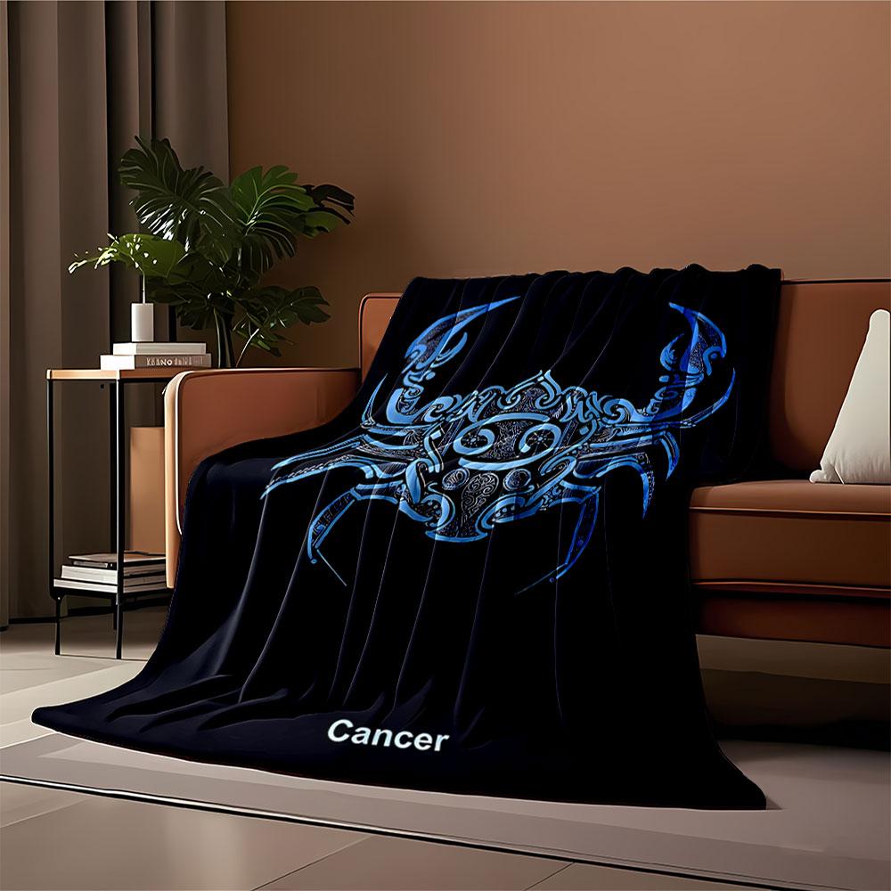 Cancer Zodiac Art Blanket for all seasons blanket lunch break throw gift