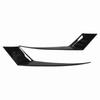 1 Pair Headlight Eyebrow Exterior Decor Left Right Front Headlight Eyelid for Accord 2023 Gloss Black
