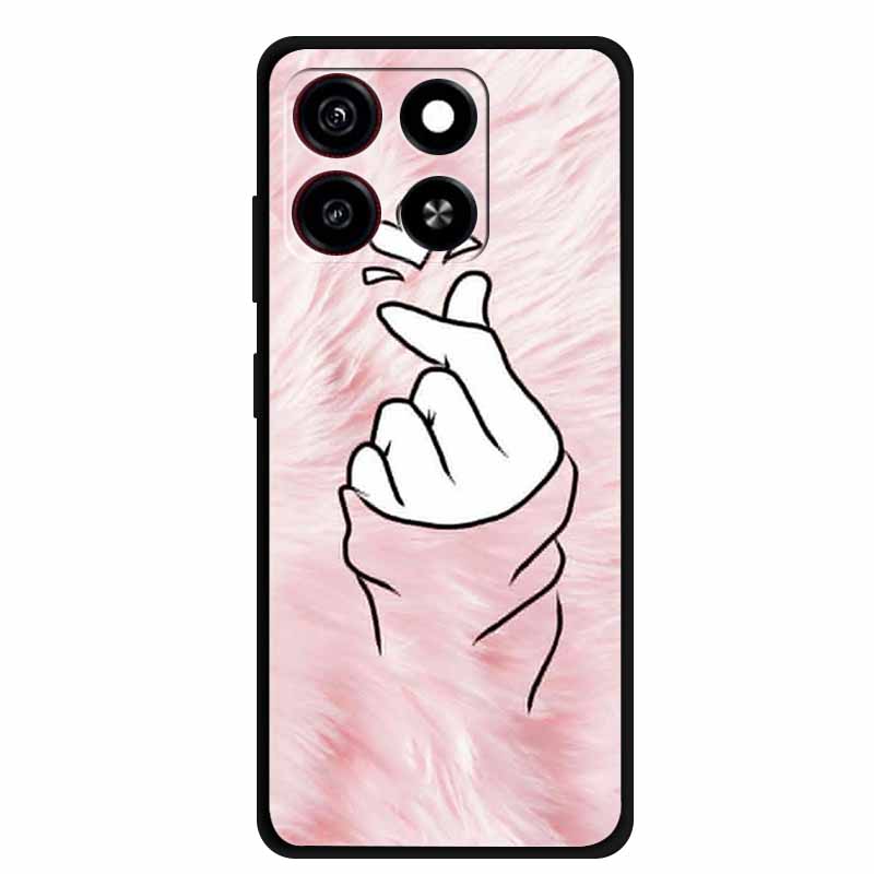 Phone Case For ZTE Blade A55 Back Cover Case A 55 Shockproof Black Silicone Soft Coque For ZTE Blade A35 Case A 35 6.75" Funda