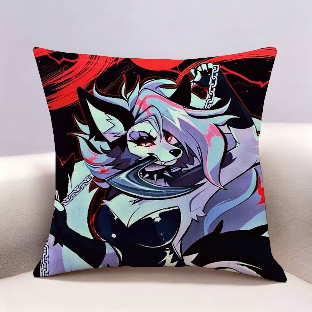 Sassy LLoona Wolf Doublesided print Pillow Case Pattern Printed Pillowcase For Living Room Sofa Cushion Cover