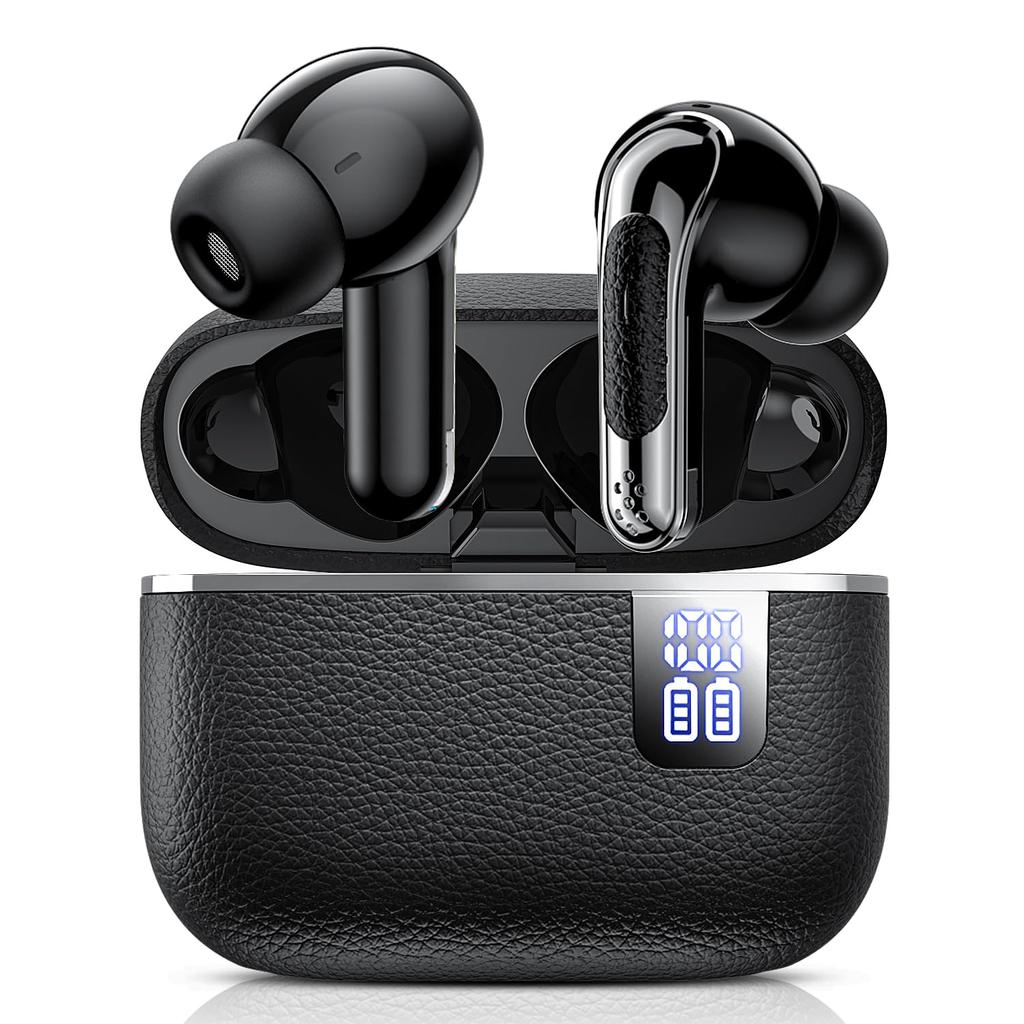 Wireless Earbuds Ultra Comfortable and Enhanced Sound Quality Latest Bluetooth Compact and Up to 60 Hours of Automatic Wireless Noise IPX7 Single or