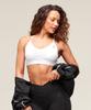 Ruched Sports Bra White B2a7a Wbbm