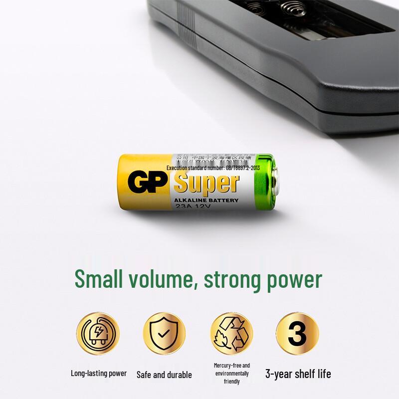 GP 12V High Voltage Alkaline Batteries CN plug (adapter included)
