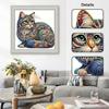 LEADINTOP Diamond Art Irregular Beads Cat Diamond Painting Kit Mosaic Art Popular Bead Art Cute Beginners Adults Children DIY Handmade Craft Kit