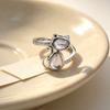 Xiaomi BF CLUB 925 Sterling Rings for Women Simple Geometric Handmade Irregular Retro Cat Moonstone Ring Allergy For Birthday Gift