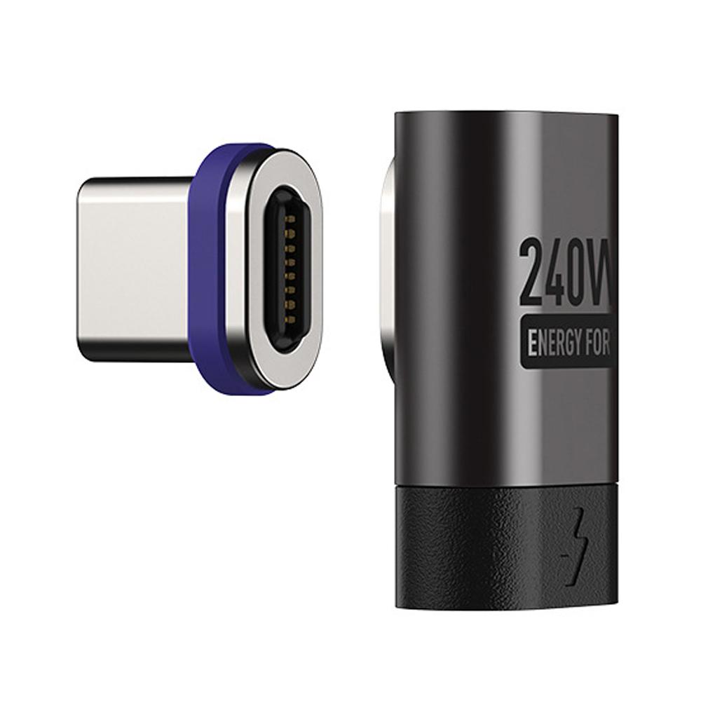 SIKAI 240W PD 3.1 Magnetický nabíjecí adaptér Type-C Rychlé nabíjení Přenos dat Konektor
