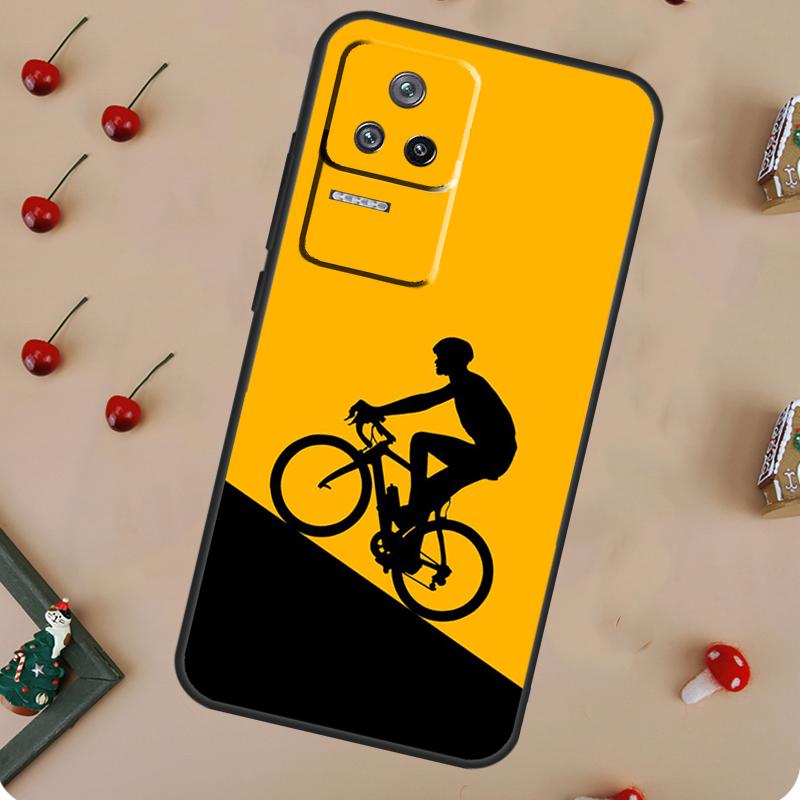 Cycling Bike Case For POCO F5 Pro M6 X3 X5 X6 Pro F3 M5s Xiaomi Mi 13 14 Pro 13T 11T 12T 12 Lite Cover