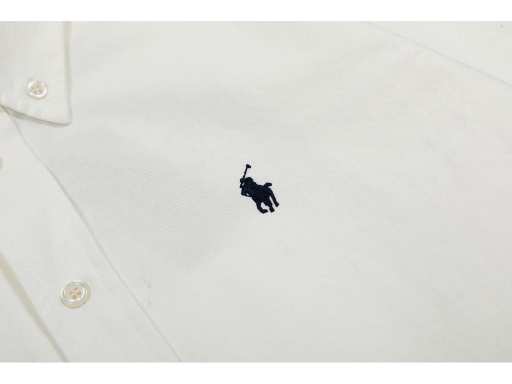 Unisex Classic RL Old Money Embroidered Horse Long Sleeve Casual Shirt