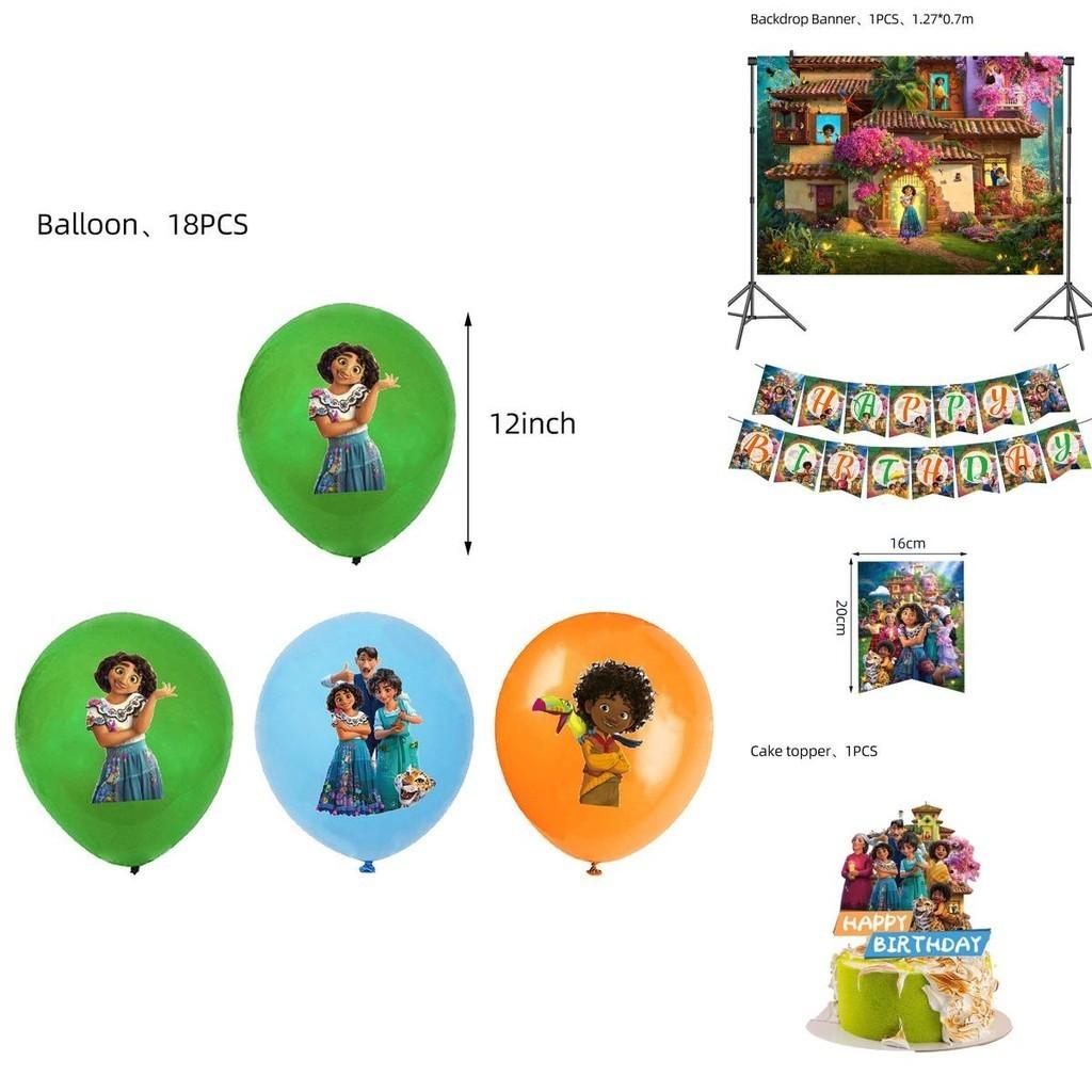 Vibrant Encanto Party Decorations Set- Make Your Child's Birthday Memorable!