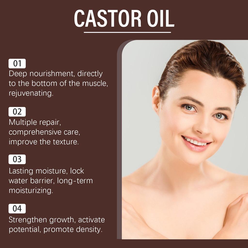 Organic Castor Oil For Hydrating Nourishing Skin And Hair Moisturizing Care 100ml