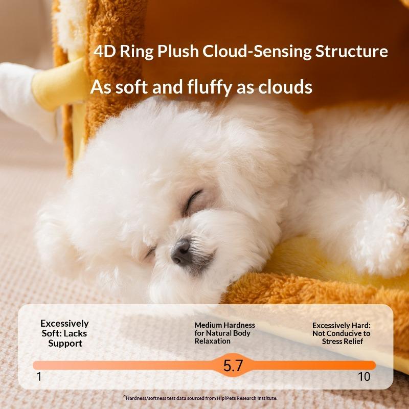 Dog House Winter Warmth Enclosed Sense of Security Winter Dog Sleeping Nest Dog Bed All Year Roundneutral Removable Washable Mat