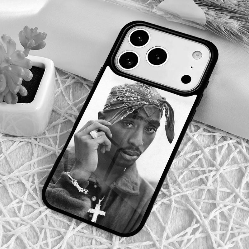 Tupac 2pac Shockproof Phone Case for iPhone 17 Air 16e 15 11 12 14 13 Pro Max Cover Coque