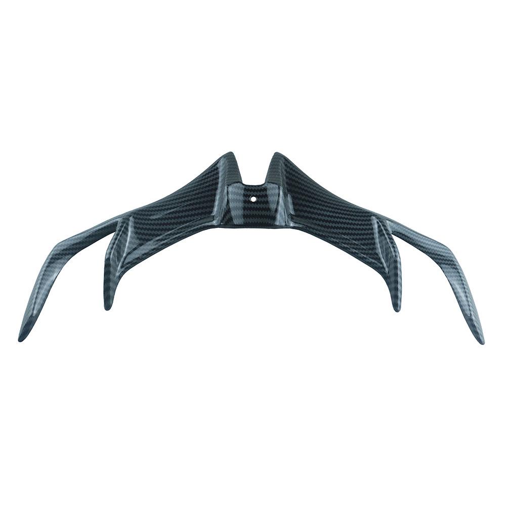 R15 V3/R25 Motorcycle Accessories: Wind Deflector, Air Intake Wing & Shark Fin Matte Black