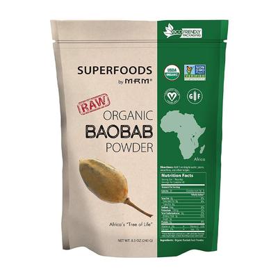 Raw Organic Baobab Fruit Powder, 8.5 Oz