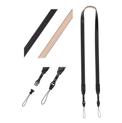 Etsumi Leather Camera Strap for Compact Smartphone and with Buckles On Both Ends and Made of Genuine Dual-Point Cameras, Cases, More, One-Touch