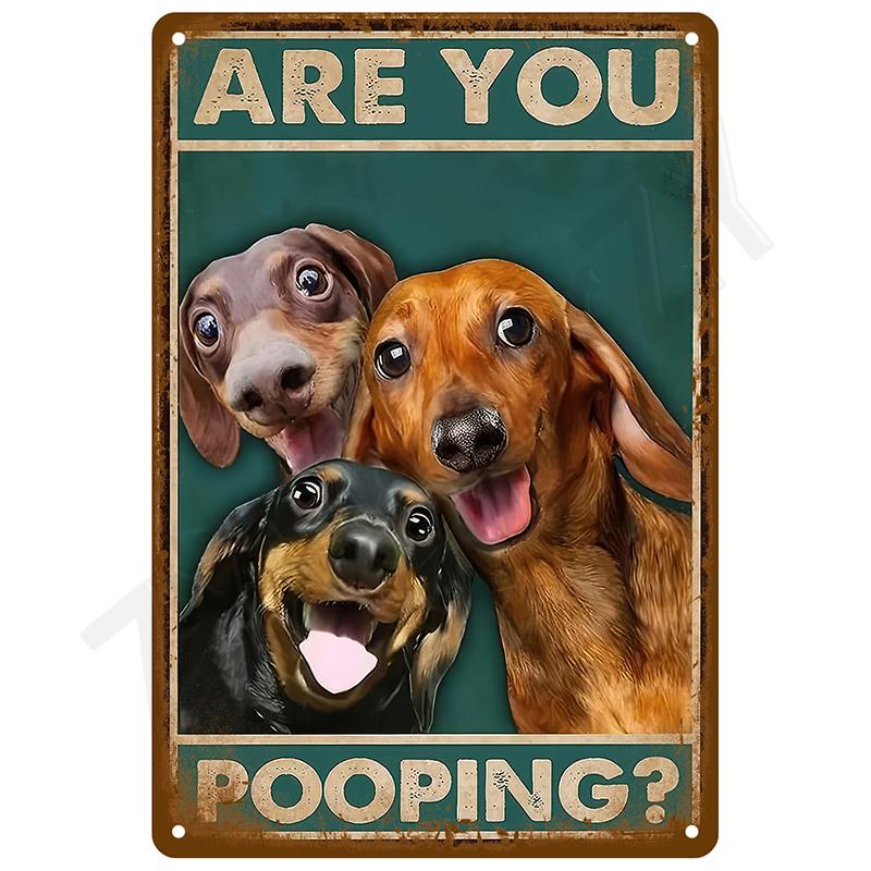 Retro Wall Art Mural Outdoor House Bathroom Home Room Decorations Decor Vintage Metal Signs Plates Tin Sign Posters Man Cave Bar