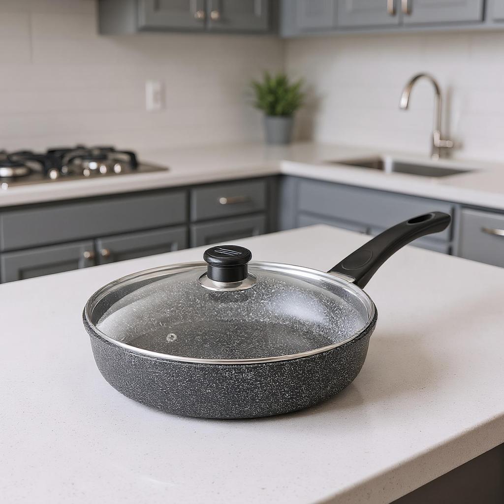 Non-Stick Frying Pan Induction Nonstick Frying Pan Skillet Metal Cookware Kitchen Supplies For Induction Ceramic Stove Cooktop