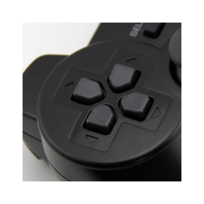Gamepad - SZTARA - Double Shock 3 - Černá - Bezdrátové Bluetooth - Vibrace