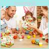 Easter Egg Basket Party Decor With Card And Envelope For Holiday Celebrations