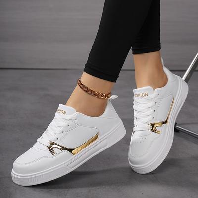 2025 neue kleine weiße Schuhe Damen vielseitige lässige Sport-Paarschuhe Board-Schuhe dicksohlige Anti-Auslands-weiße Schuhe