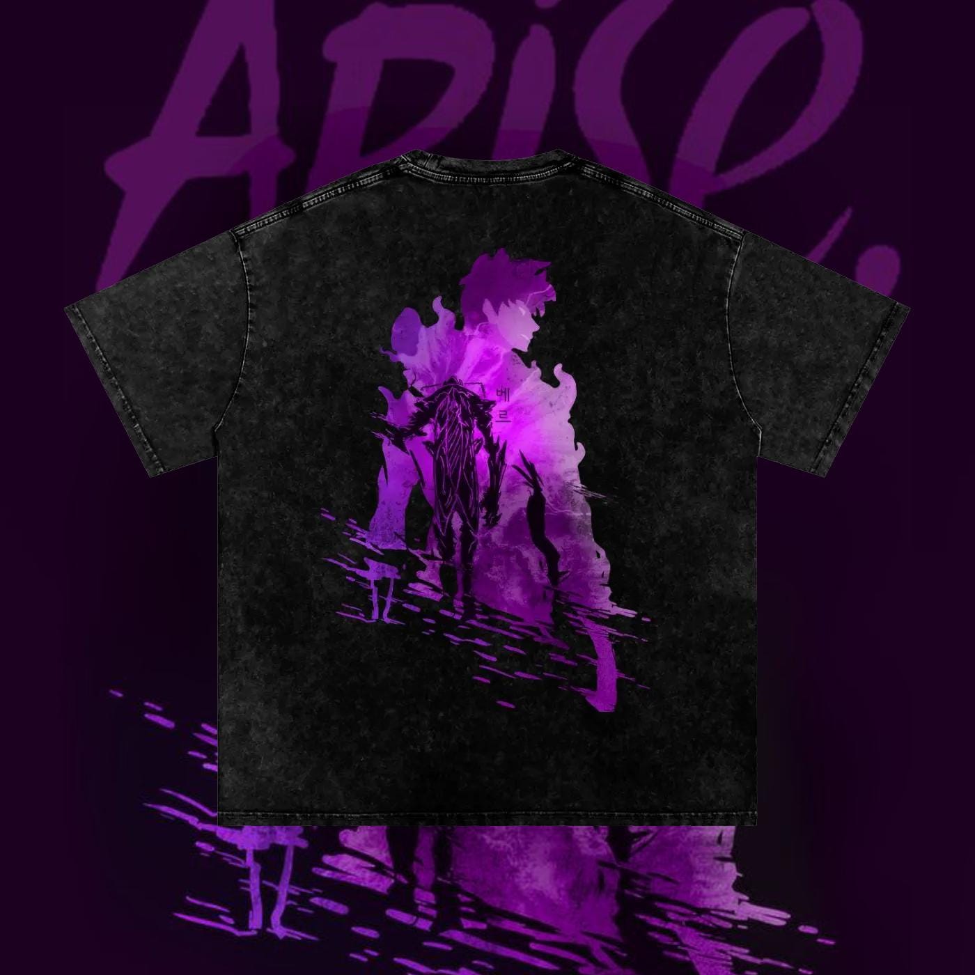 

Аниме-футболка Solo Leveling для мужчин и женщин с принтом Сун Джин-Ву, хлопковые топы, летняя винтажная выстиранная мужская футболка, одежда 2XL