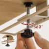 Adjustable Desk Side Bag Hook Detachable Desk Side Handbag Rack Water Cup Holder Hook  Office