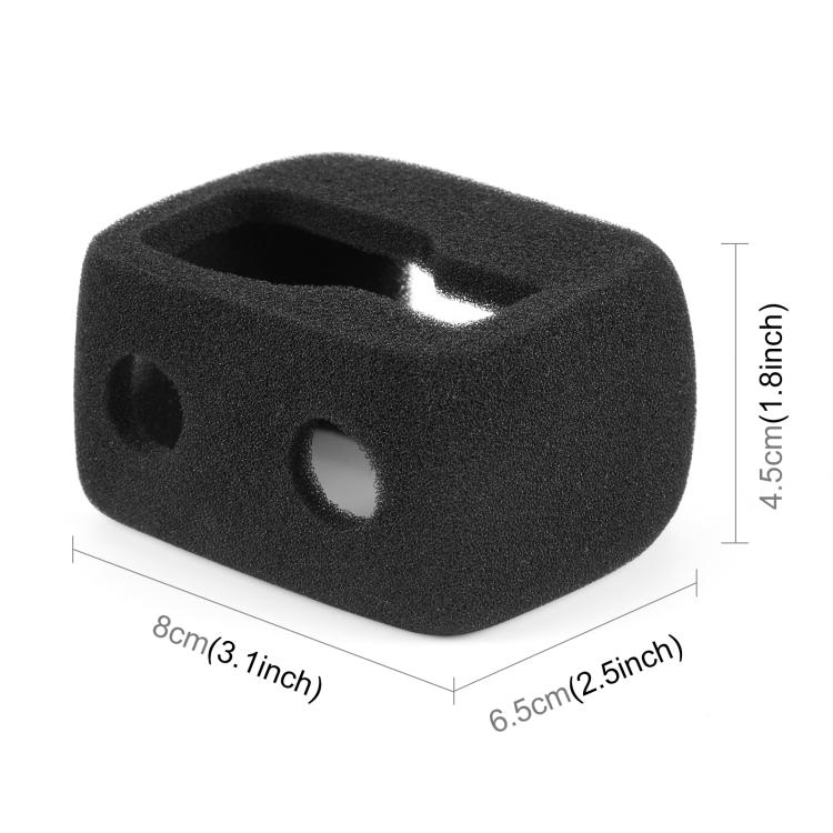 Dla Insta360 Ace Pro / Ace PULUZ Osłona przeciwwietrzna z pianki o wysokiej gęstości (czarny)