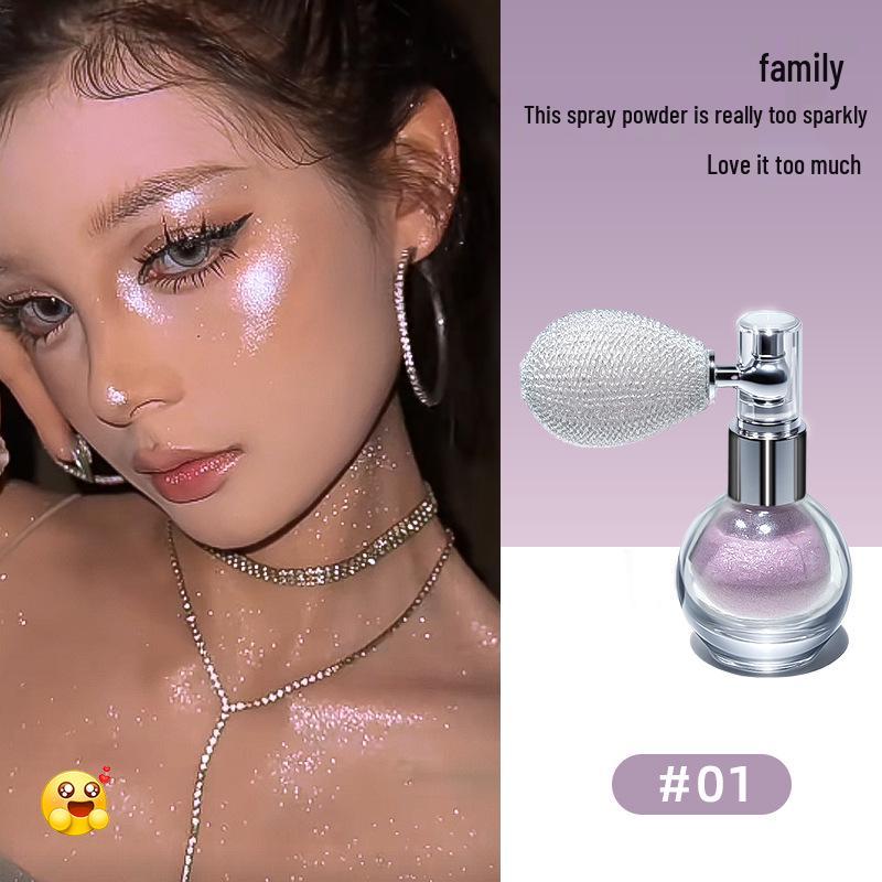 Spray Glitter Scintillante per Corpo e Capelli con Strass - Perfetto per Spose & Occasioni Speciali