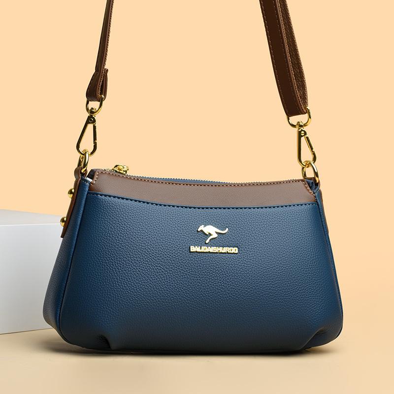 Summer New Bag Women's Fashion Versatile Shoulder Messenger Bag Simple Color Matching Large-capacity Bag