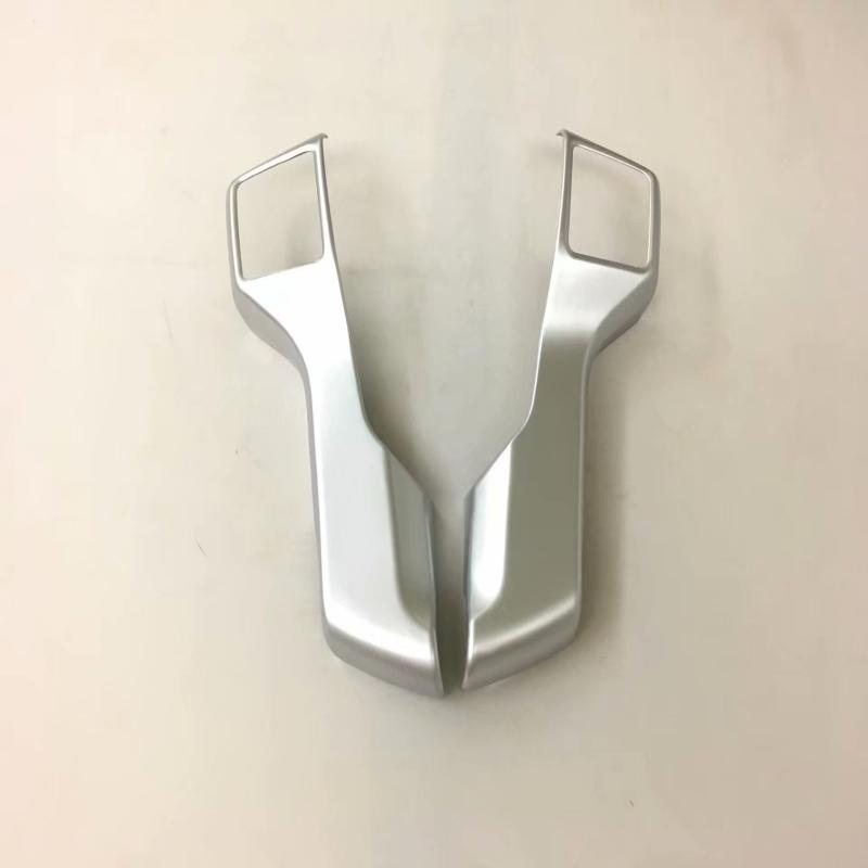 For Toyota Land Cruiser Prado 150 LC150 FJ150 2010-2017 ABS Carbonfiber Inner Steering Wheel Button Cover Trim Car Accessories