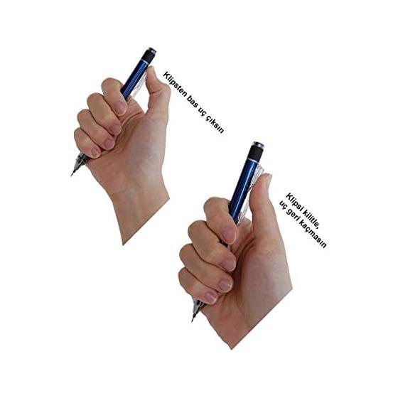 Tombow Pencil Mechanical Pencil Monograph 0.5 DPA-132B Black with MONO Eraser, Flex-Knock, Clip-Knock, and Rotating Eraser