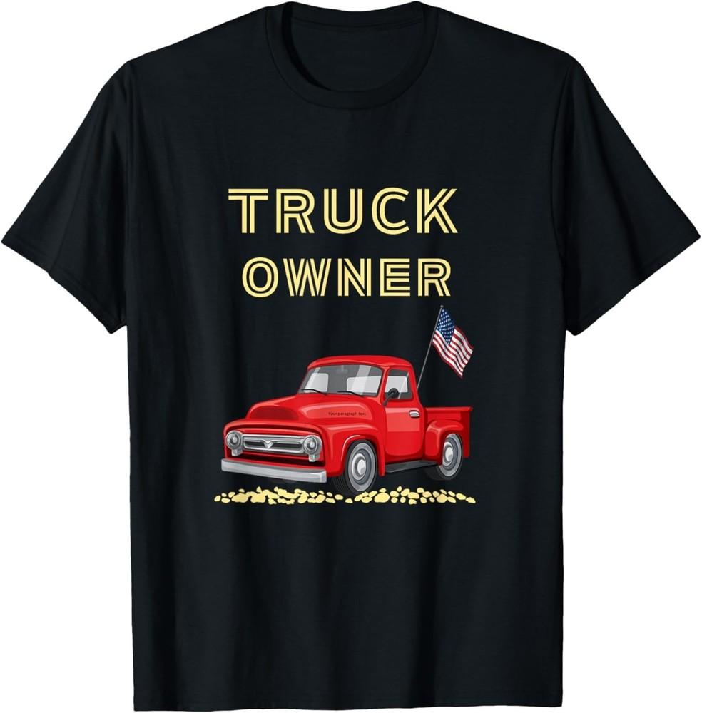 

Truck Owner American Flag T-Shirt L