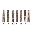 23inch Ukulele Fretboard Sticker Guitar Inlay Sticker Thin Inlay Sticker Fretboard Decals Marker for Guitar Bass Ukulele
