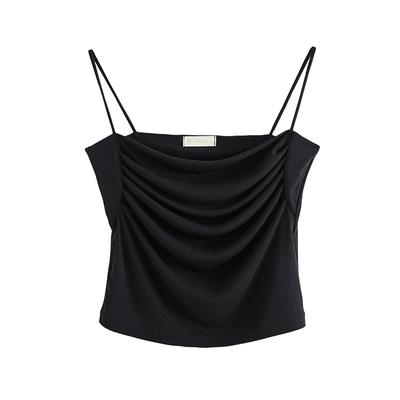 Sexy Hot Girl Suspender Vest Women's Summer New Short Top