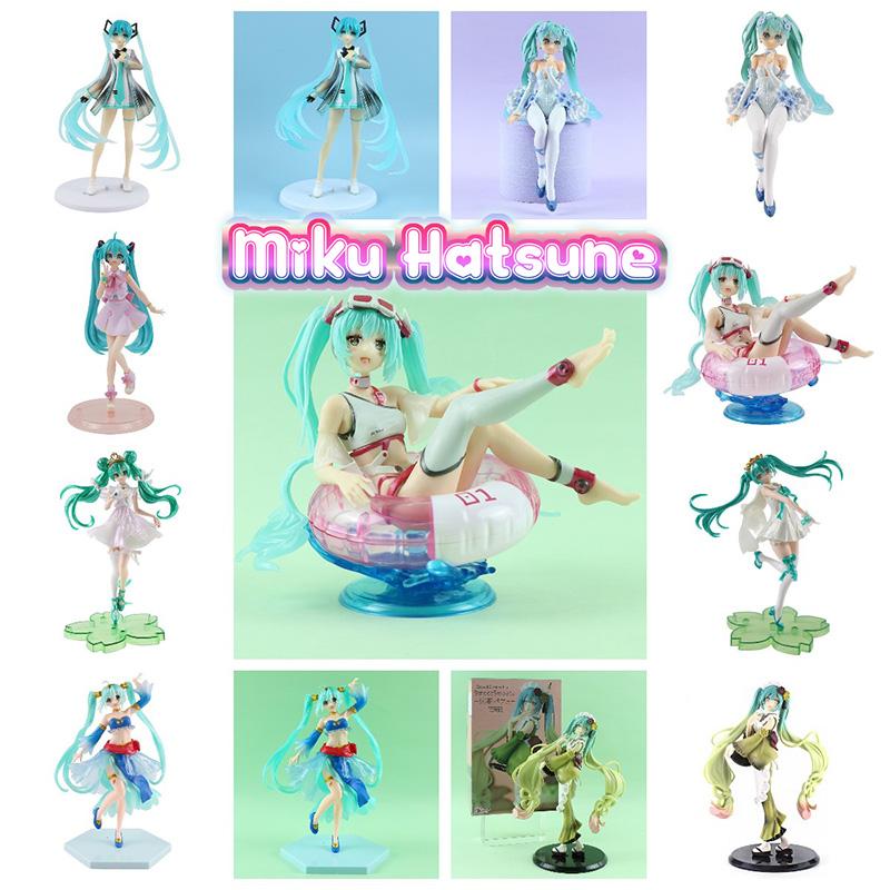 Figure Hatsune Miku Mini Statue Collectible Model Toy Ornament Decor Gift Fans