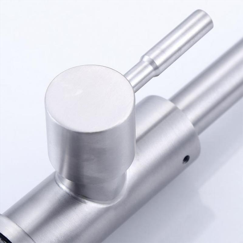 Modern Style Stainless Steel Kitchen Sink Faucet 360 Degree Rotation Torneira Cozinha Cold Taps With 1 Hose