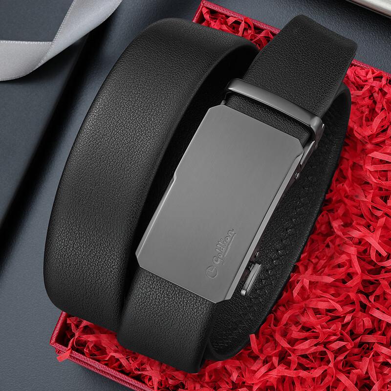 

Мужской ремень Goldlion из натуральной кожи с автоматической пряжкой 115cm