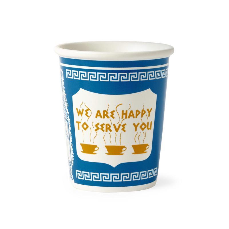 New York Iconic 'We Are Happy To Serve You' Ceramic Coffee Cup