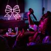 Bow Neon Sign Led Neon Lights Neon Signs for Wall Decor Light Up Sign for Birthday Party Club Gift