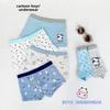 Children's Summer Cotton Boxer Briefs (Class A) for Boys Aged 9-12 - No Pinch Design.